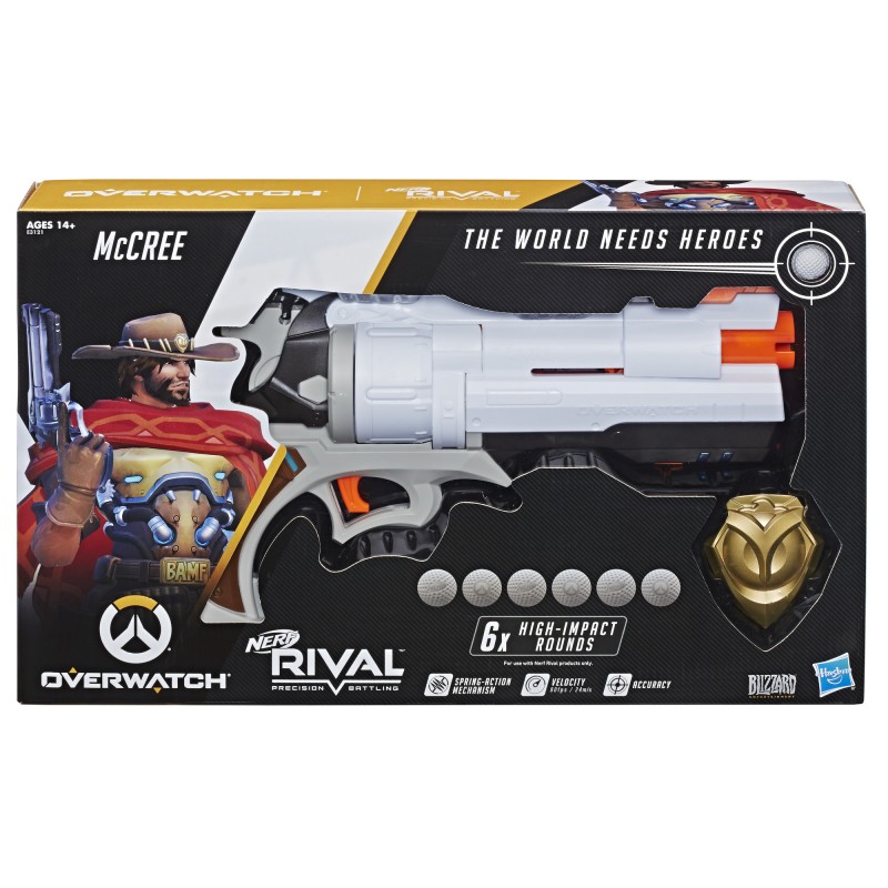 Nerf rival овервотч жнец 2 шт 1 маска коллекционное издание 16п